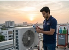 Window AC Installation